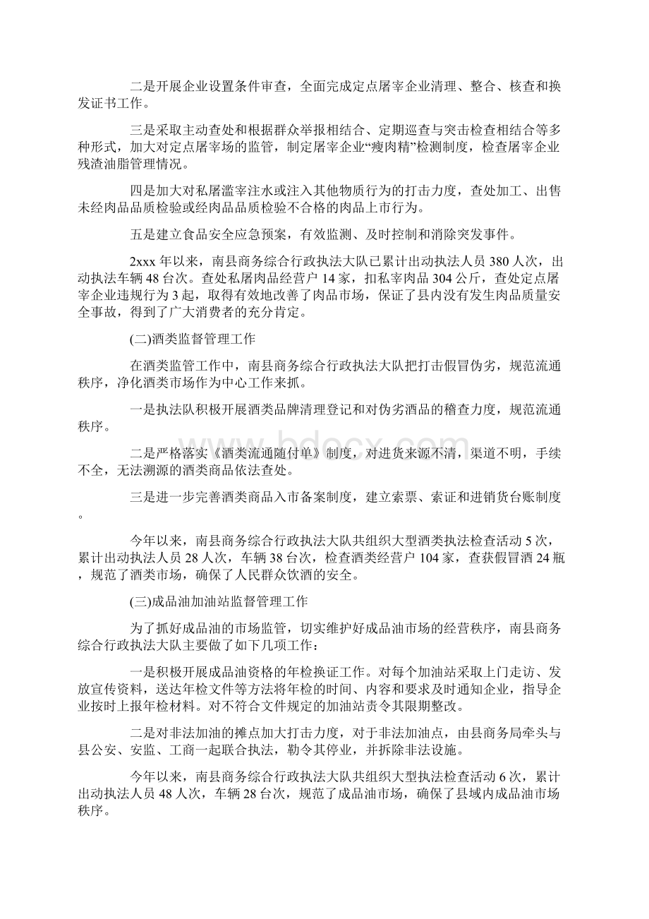 行政执法大队年度工作总结Word下载.docx_第2页