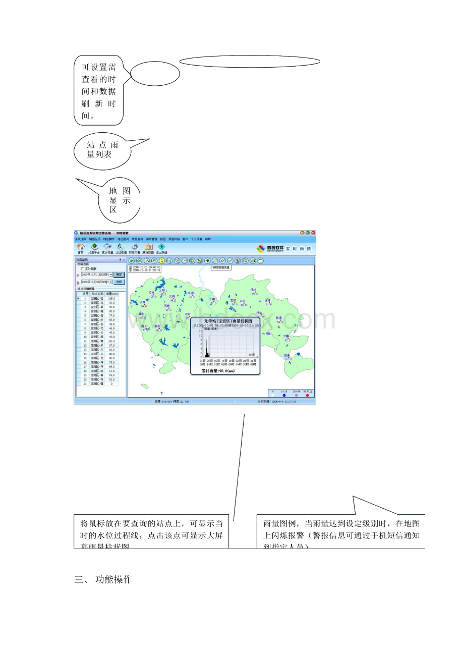 福建省县级洪水预警报系统实时雨情查询分析系统用户手册.docx_第2页