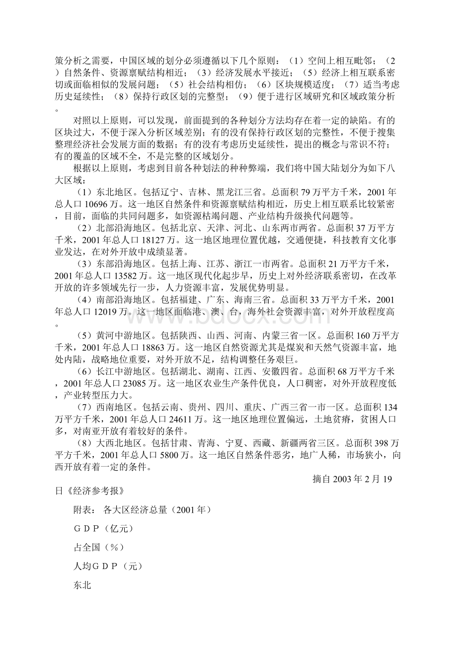 中国大陆区域的划分.docx_第2页