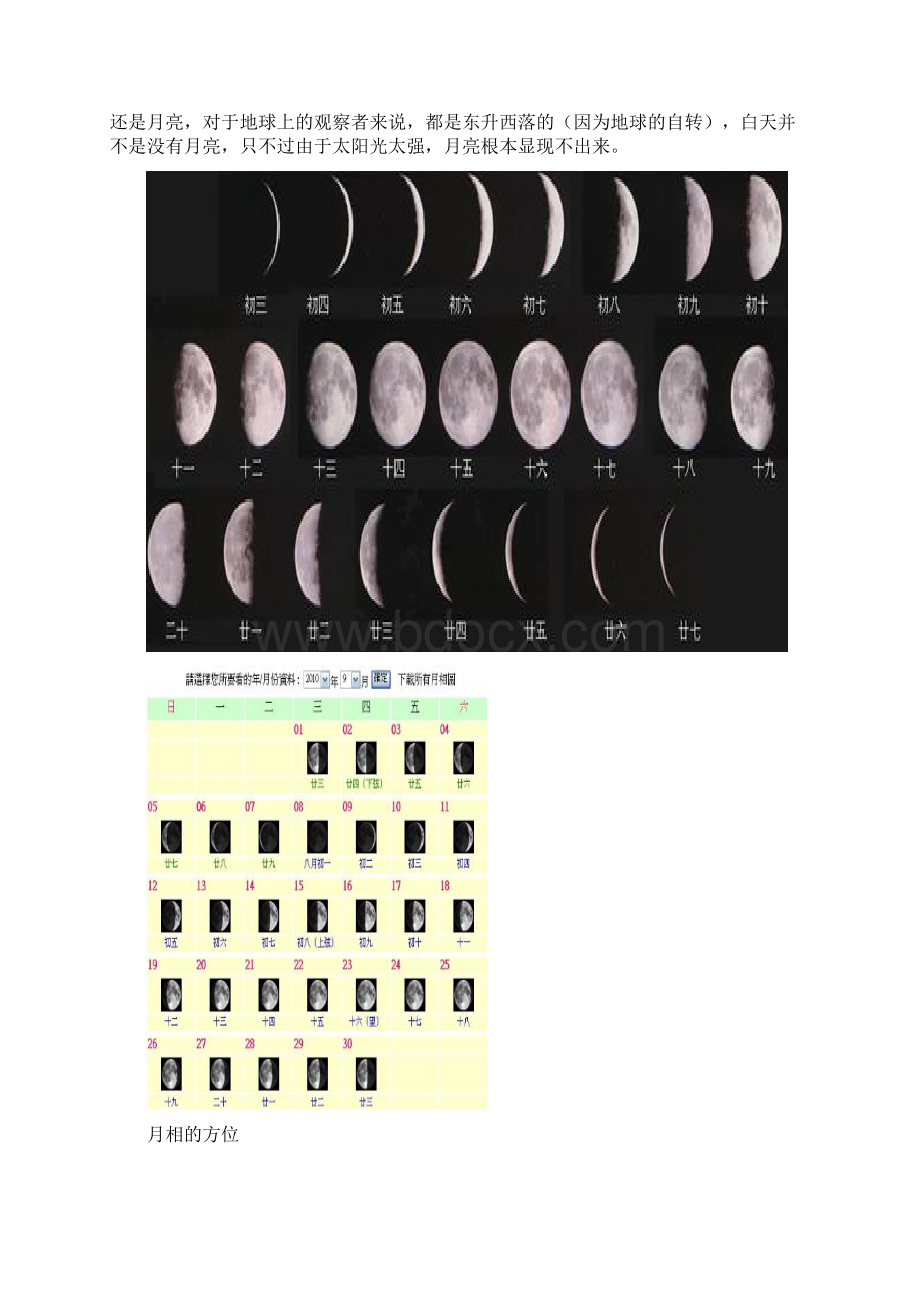 月相知识初步培训资料Word格式.docx_第3页