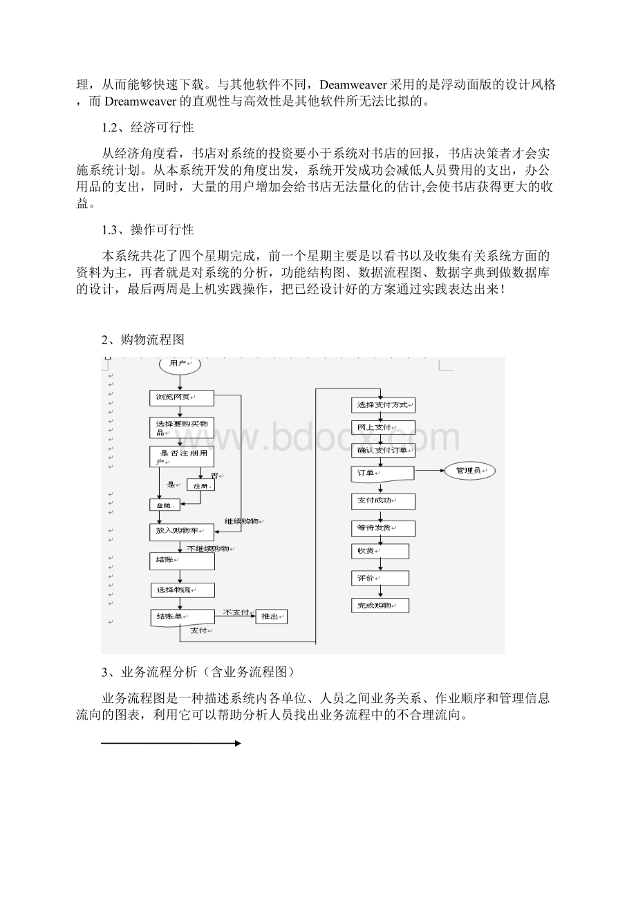 电子商务java网上书店系统分析与设计.docx_第2页