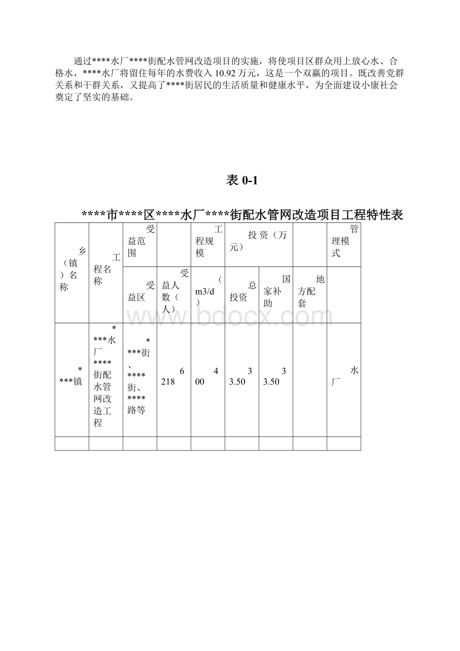 某某街配水管网改造工程实施方案 精品Word下载.docx_第2页