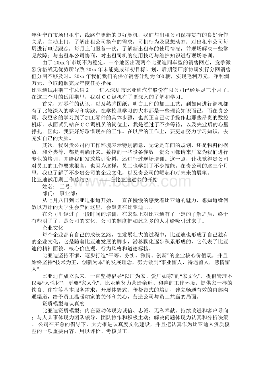 比亚迪试用期工作总结Word下载.docx_第2页