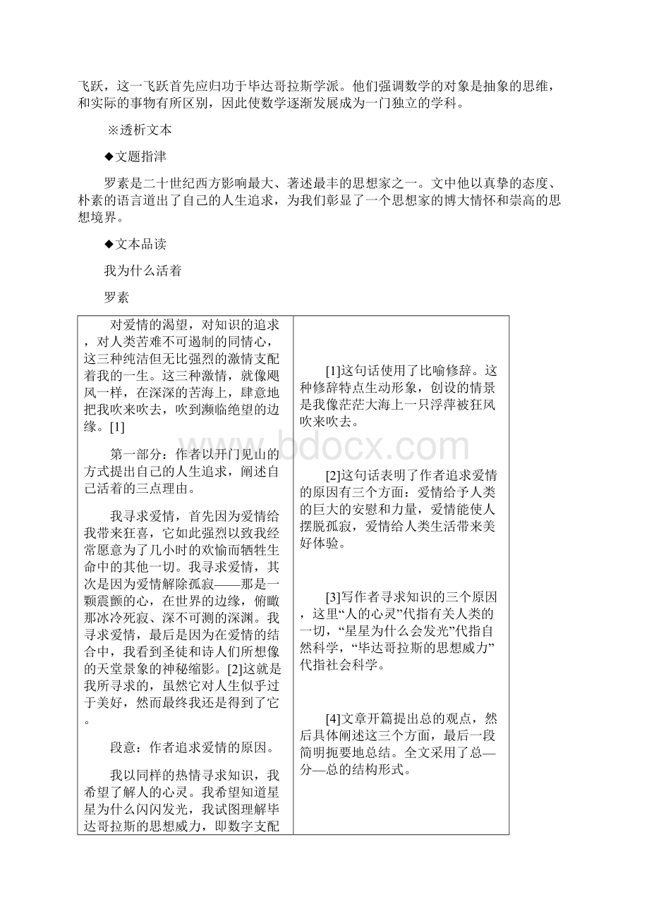 高中语文 课文详解 《我为什么而活着》苏教版必修5.docx_第2页