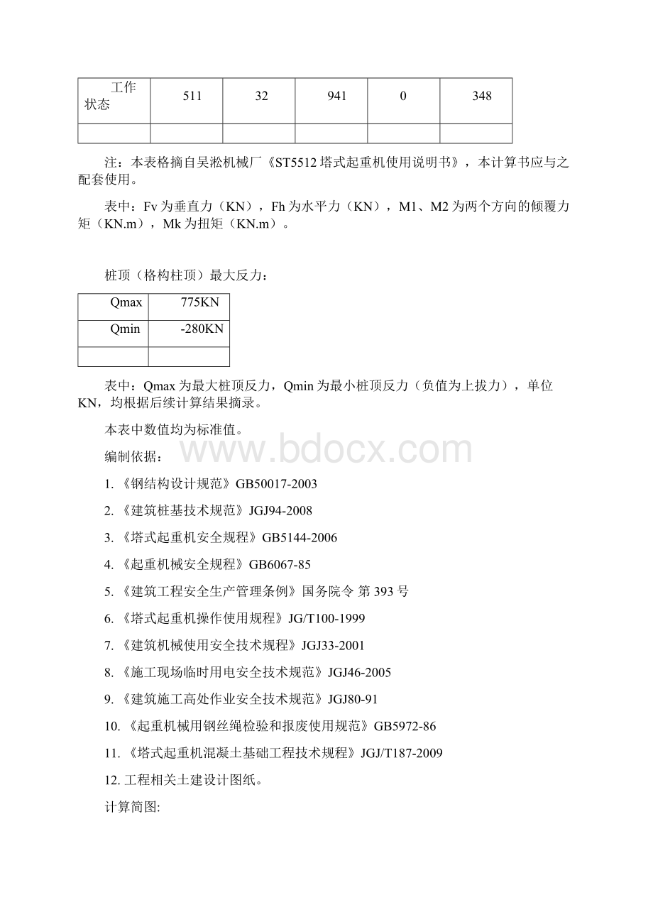 格构柱塔吊计算书Word文件下载.docx_第2页