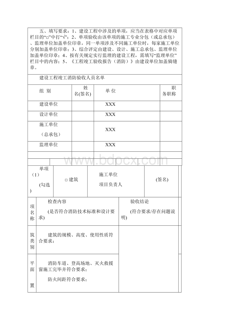 工程竣工验收报告消防.docx_第2页