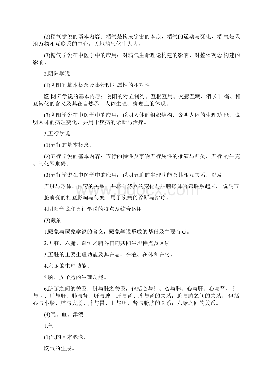 重庆医科大学中医综合考研大纲详解.docx_第3页