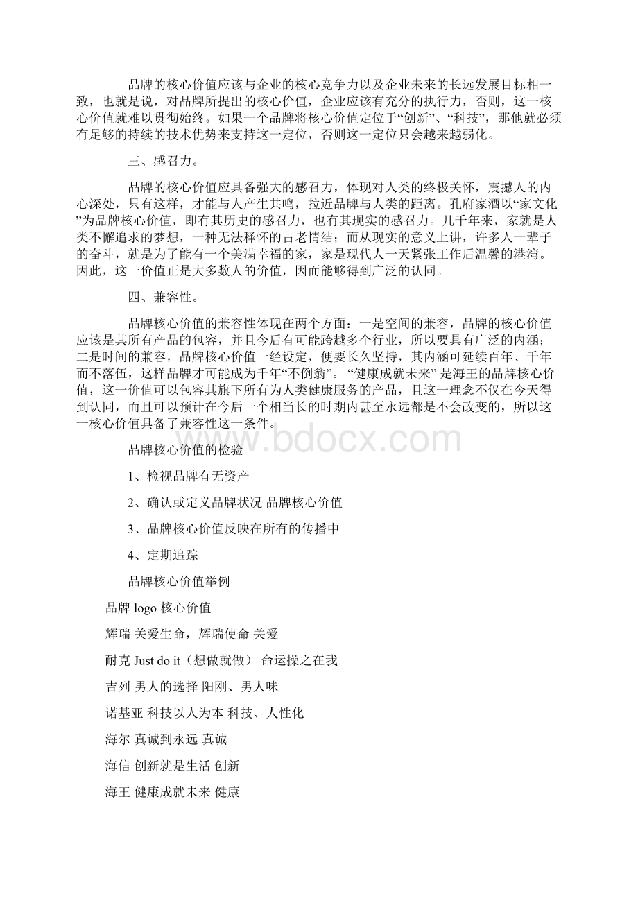 品牌DNA品牌核心价值设定文档格式.docx_第3页