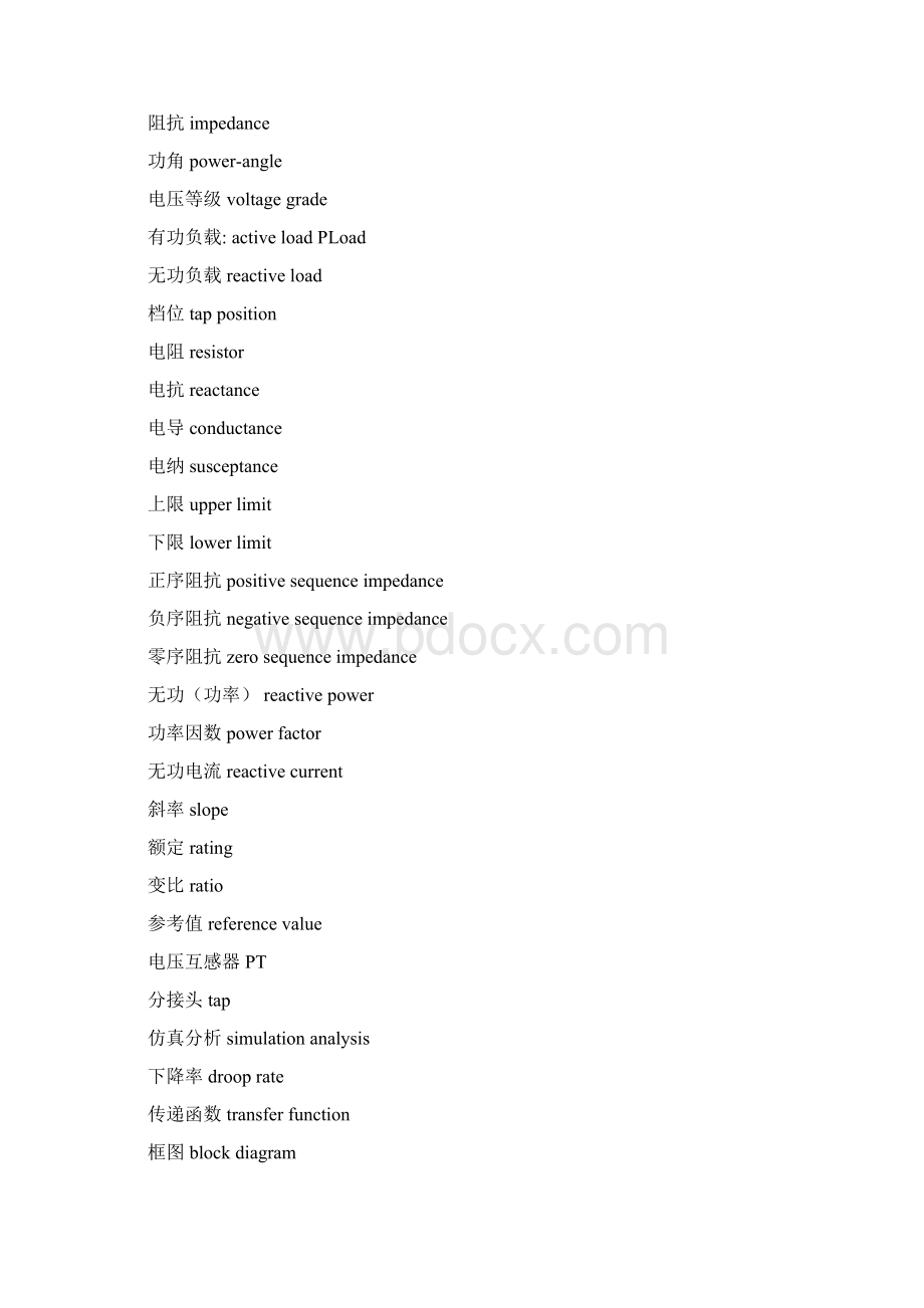 电力系统英文单词Word格式.docx_第3页