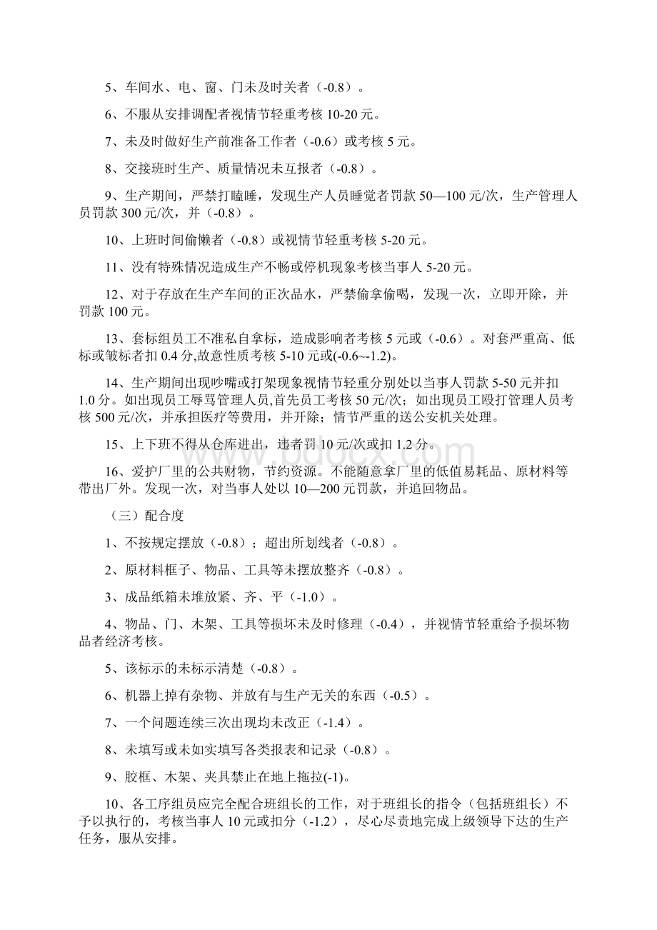 实用版质量管理考核细则.docx_第3页