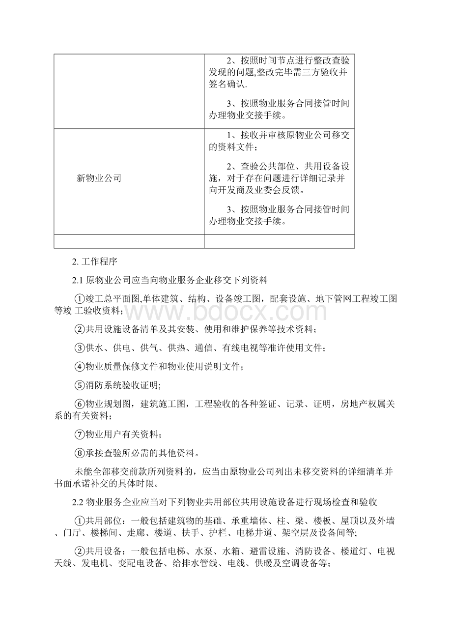 二手盘物业接管方案Word文档下载推荐.docx_第2页