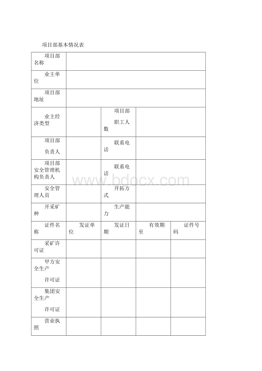 非煤矿山企业安全标准化管理台账之一.docx_第2页