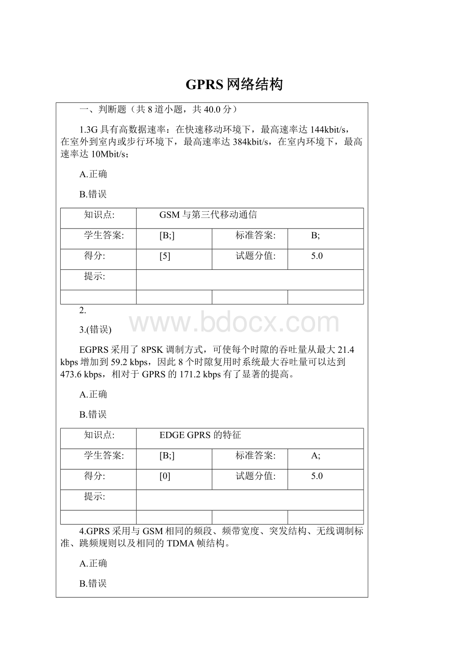 GPRS网络结构Word文档格式.docx