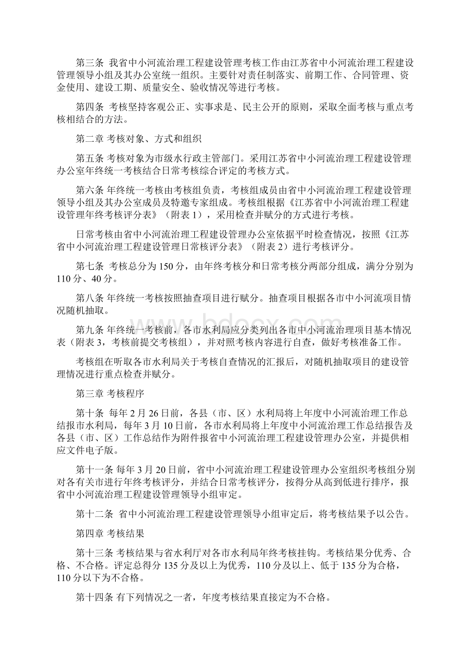 江苏省中小河流治理工程建设管理考核办法.docx_第2页