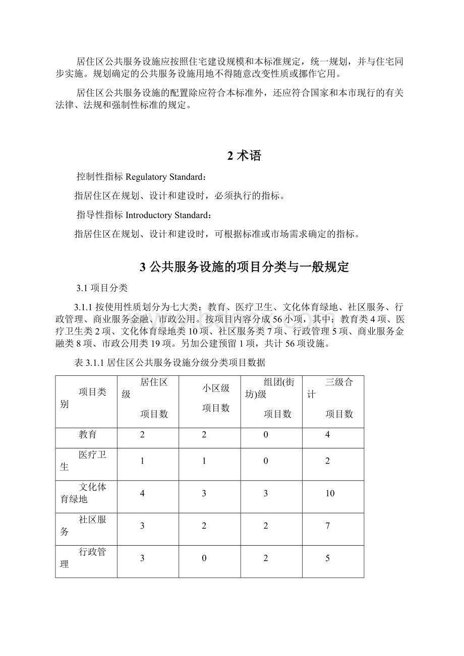 天津市居住区公共服务设施配置标准DB297Word格式文档下载.docx_第3页