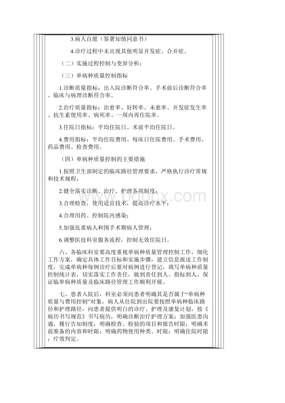 单病种质量及临床路径管理制度及相关资料.docx_第2页