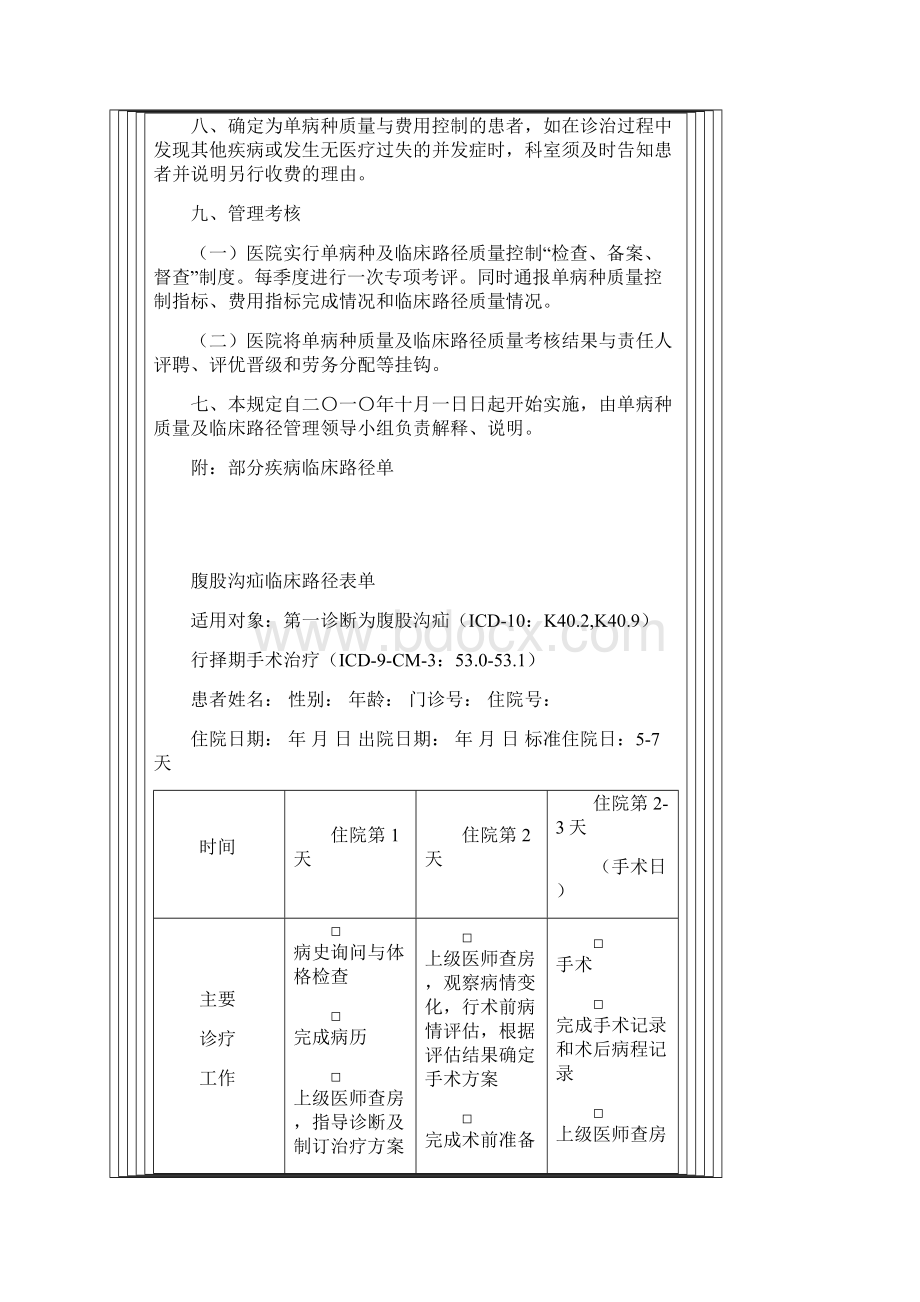 单病种质量及临床路径管理制度及相关资料.docx_第3页