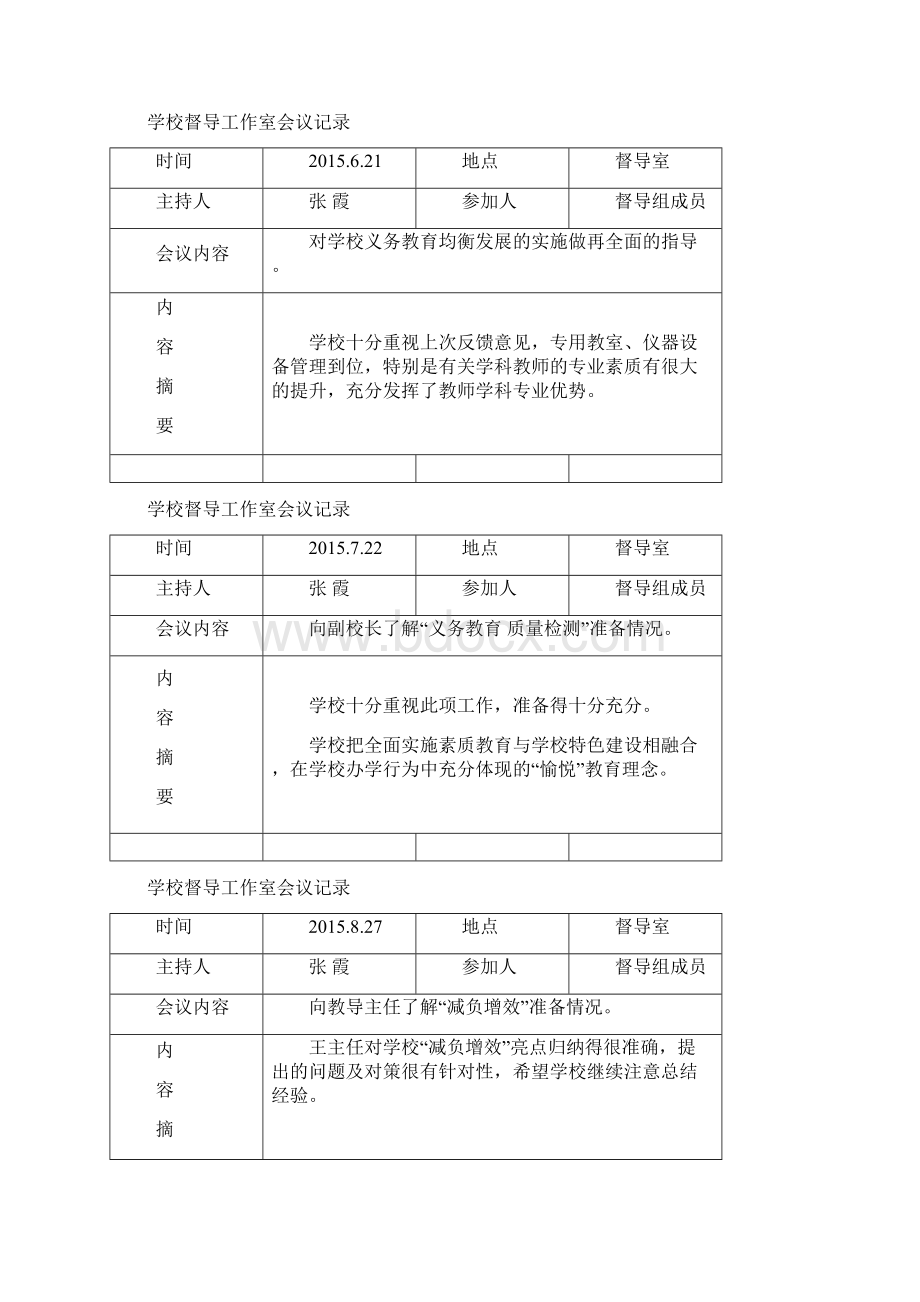 农村中学学校督导工作室会议记录.docx_第3页