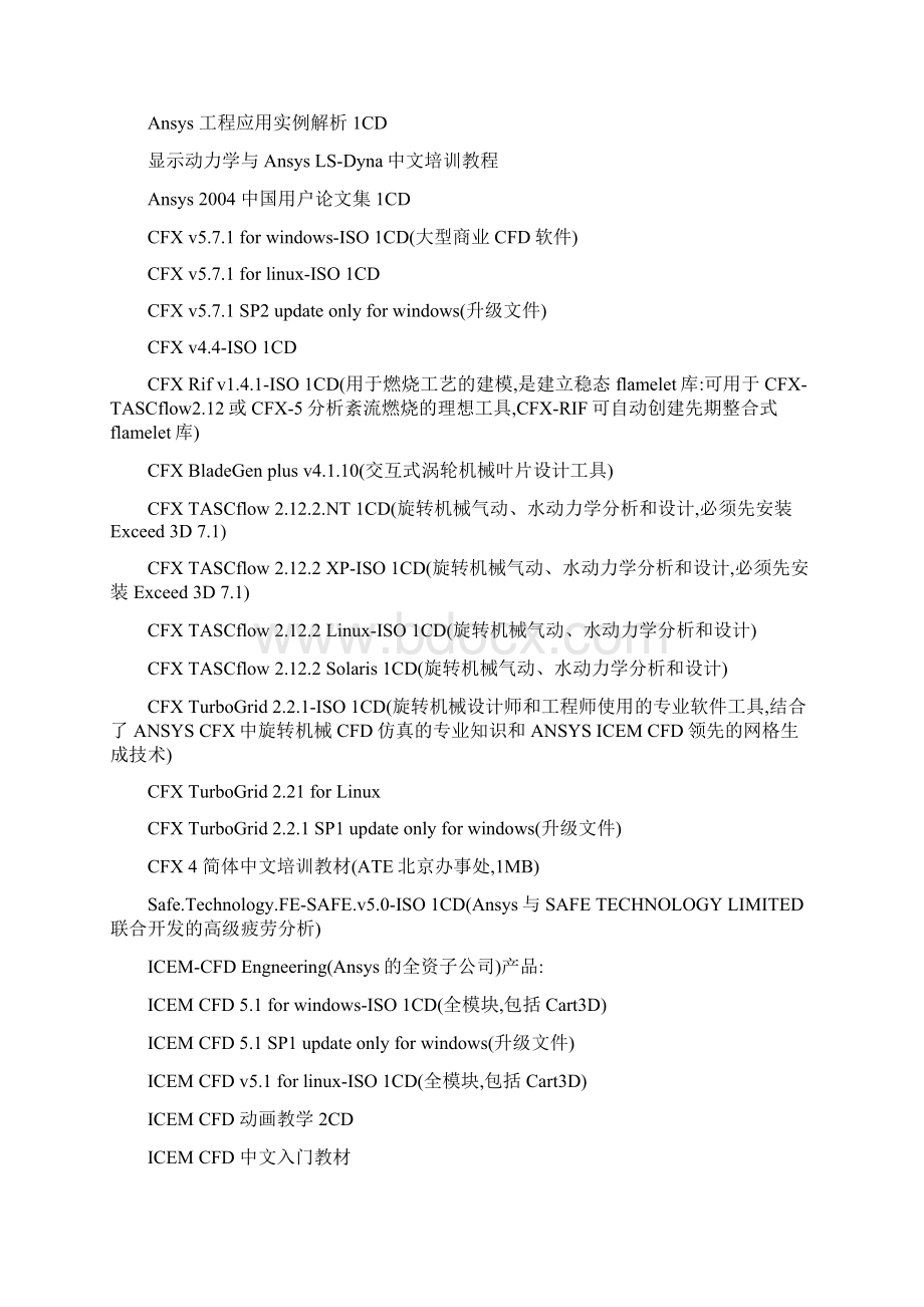 工程使用有限元软件大全.docx_第2页