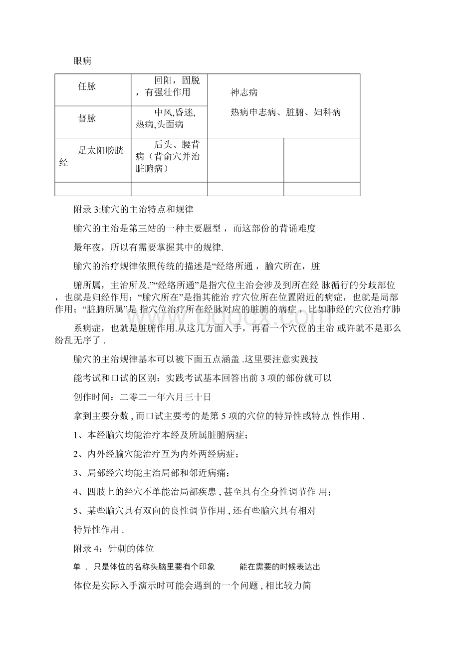 80个针灸最常用穴位定位及主治.docx_第3页