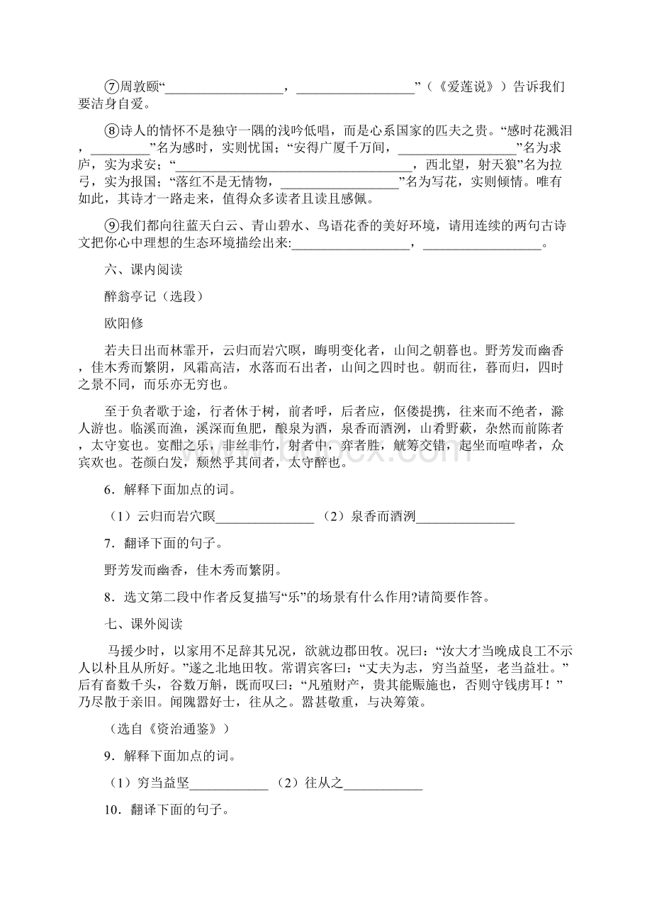 山东省聊城市临清市中考一模语文试题.docx_第3页