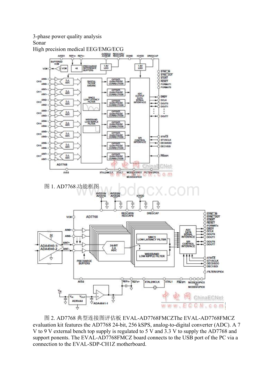 ADIAD7768八路同时取样ΣΔADC解决方案Word文档格式.docx_第3页