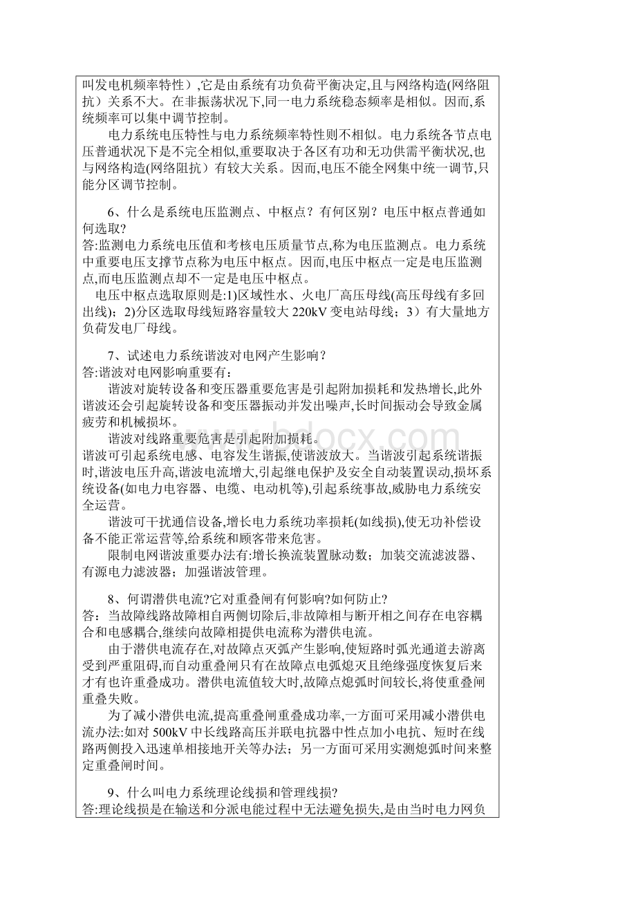 供电局电力系统笔试题291道Word文档下载推荐.docx_第2页