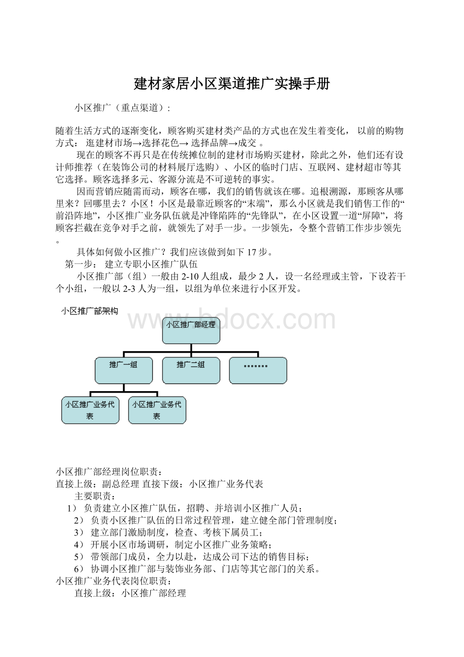 建材家居小区渠道推广实操手册.docx_第1页