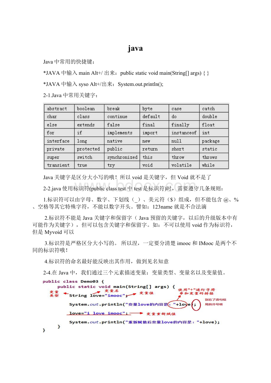 javaWord文档下载推荐.docx