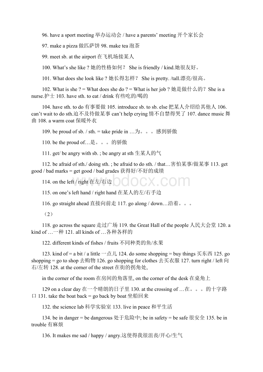 初中英语词组短语和句型归纳421.docx_第3页