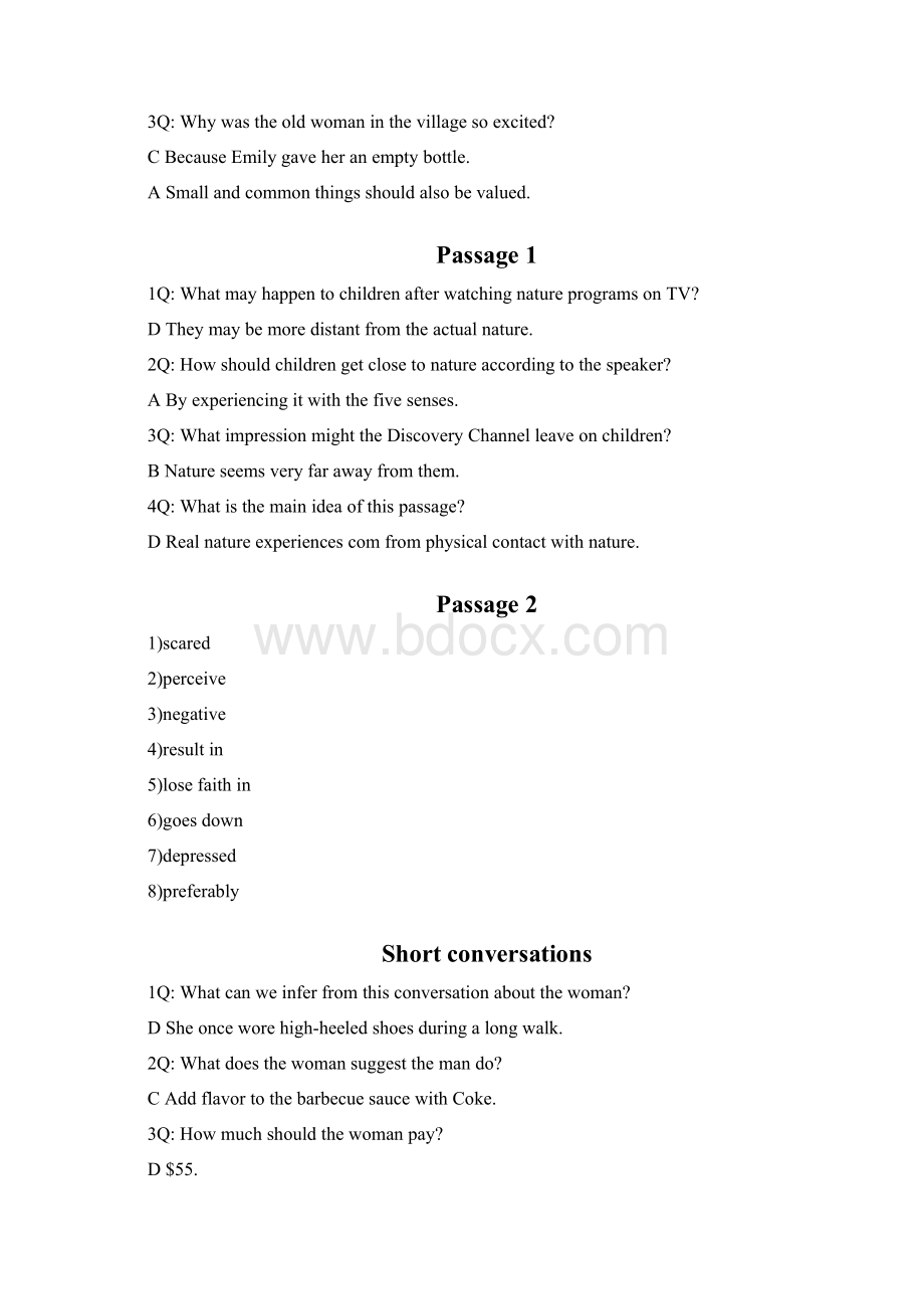 新视野大学英语视听说教程2第三版听力问题及答案Word下载.docx_第3页