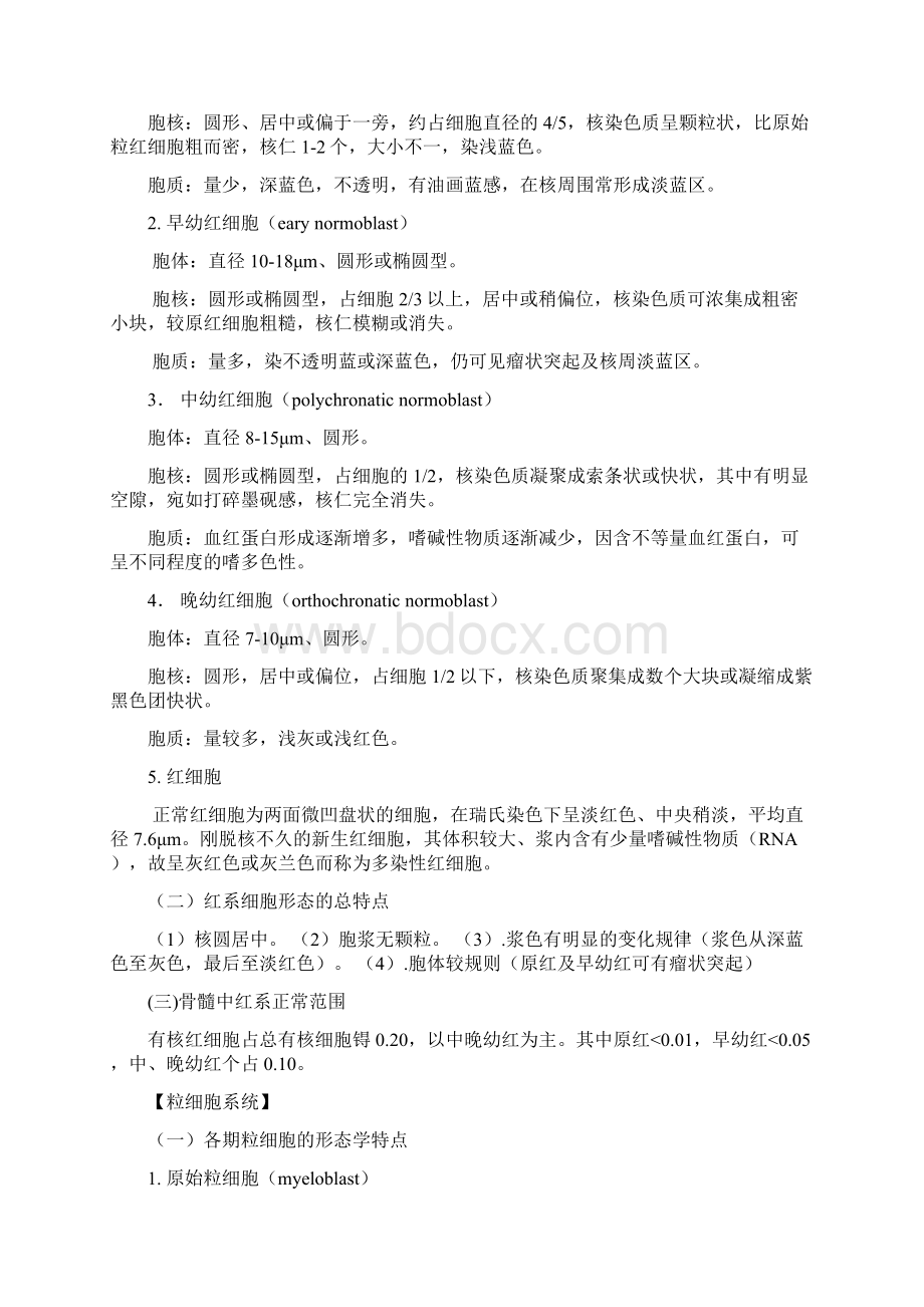 血细胞形态特征和常见血液病地血液学特征.docx_第2页