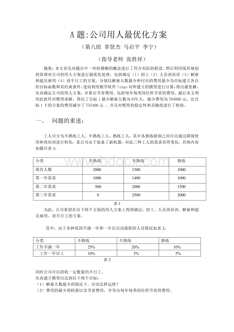 公司用人最优化方案.docx