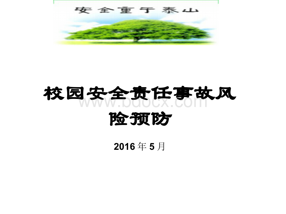 校园安全责任事故风险预防.pptx_第1页