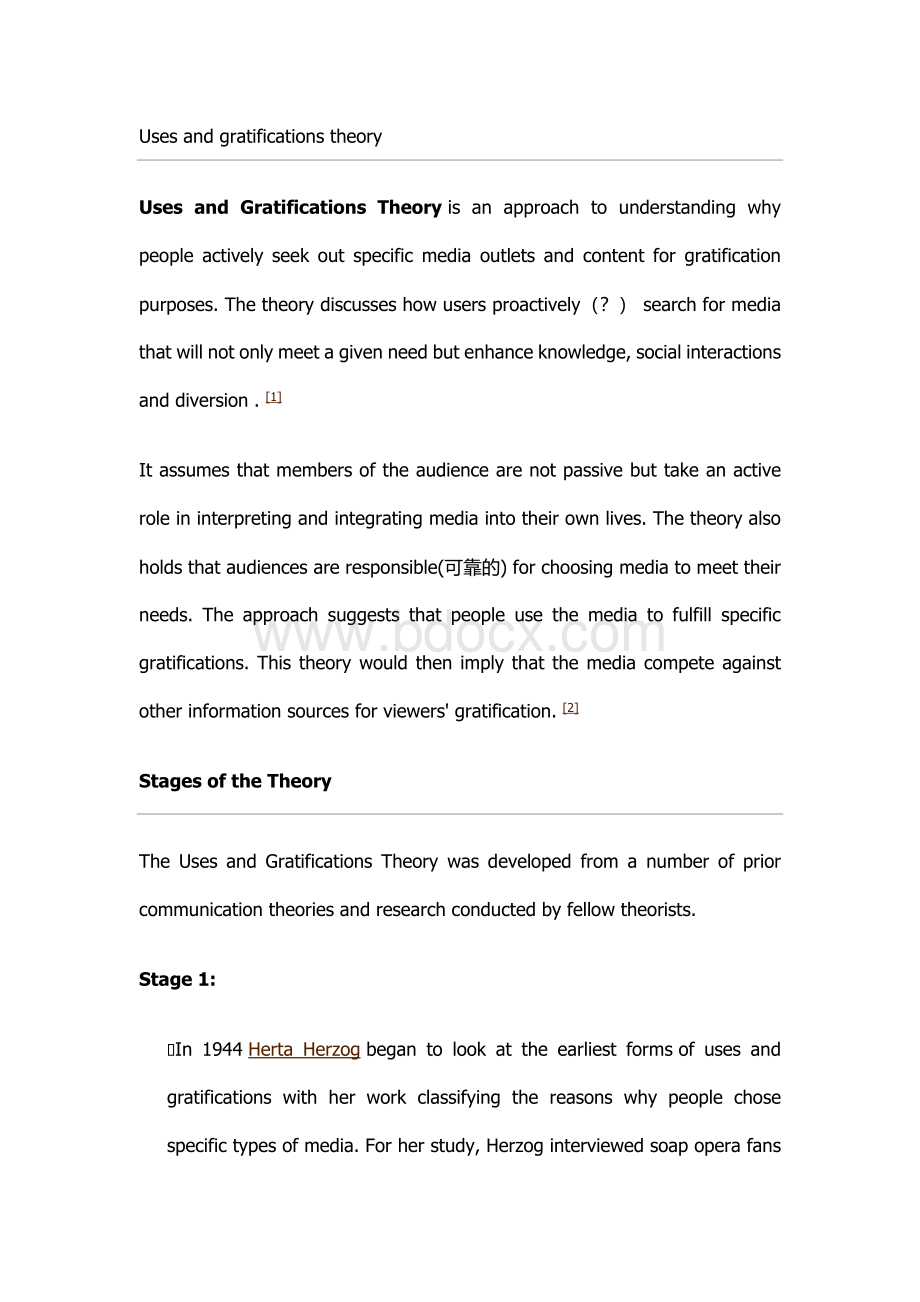 Uses and gratifications theory.docx_第1页