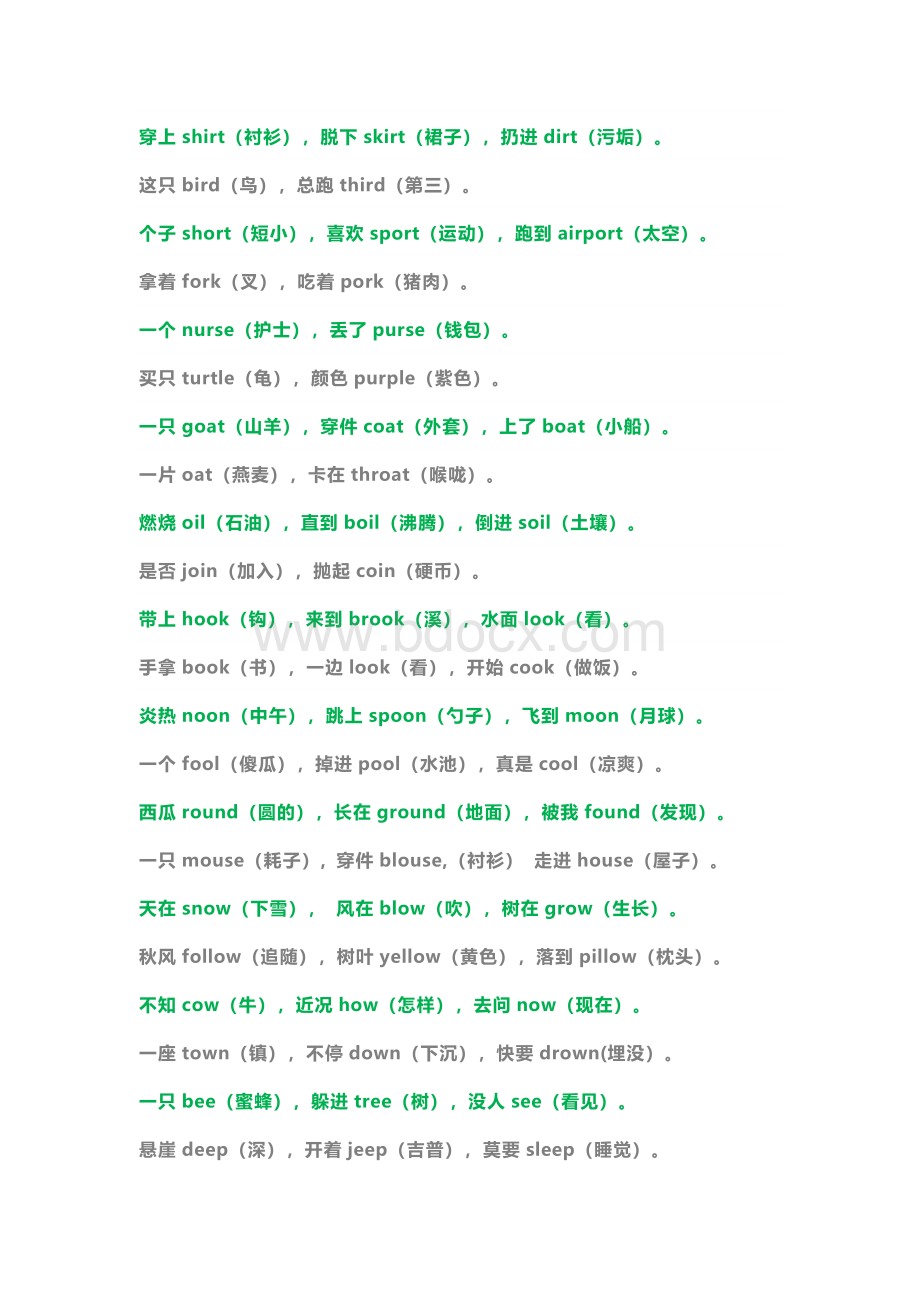 小学英语三字经秒记500个单词.docx_第2页