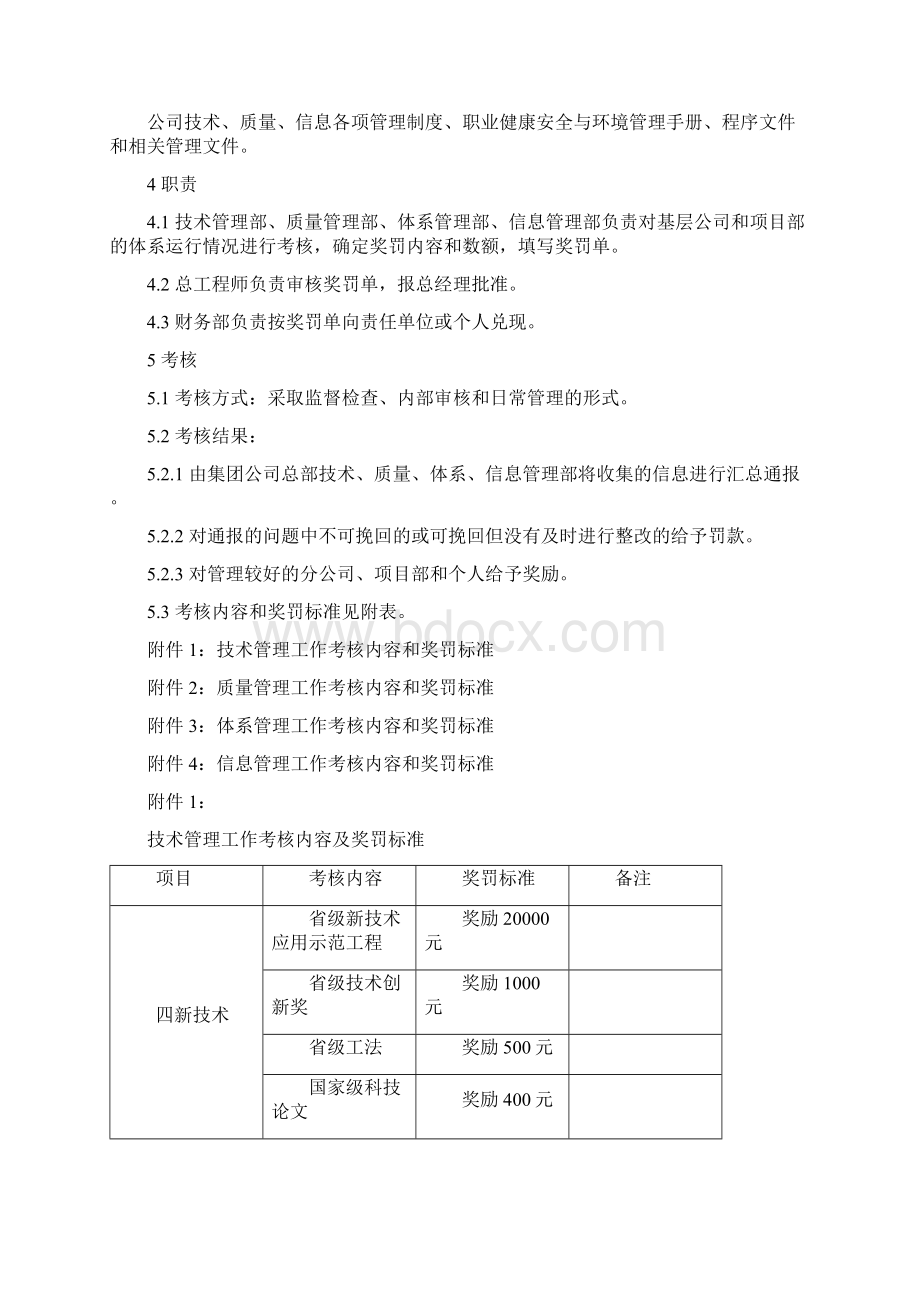 116982240技术质量等奖罚制度.docx_第2页