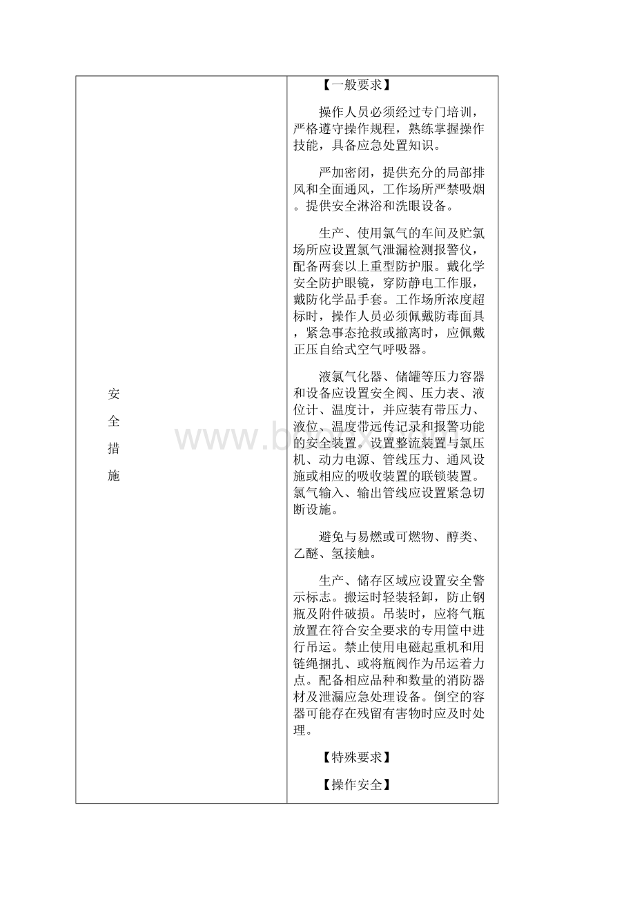 首批重点监管的危险化学品安全措施和事故应急处置原则.docx_第3页