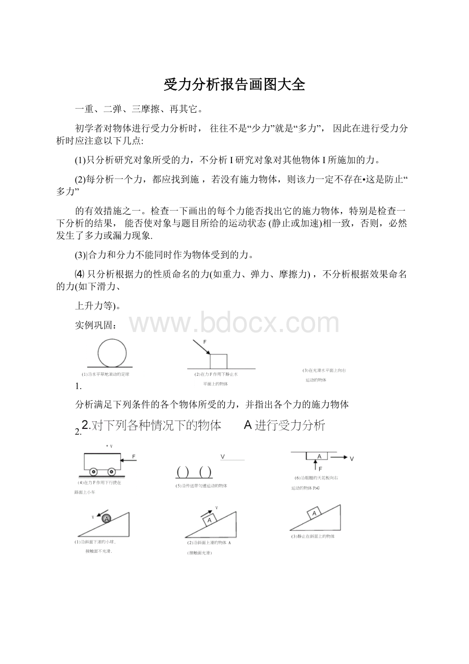 受力分析报告画图大全.docx_第1页