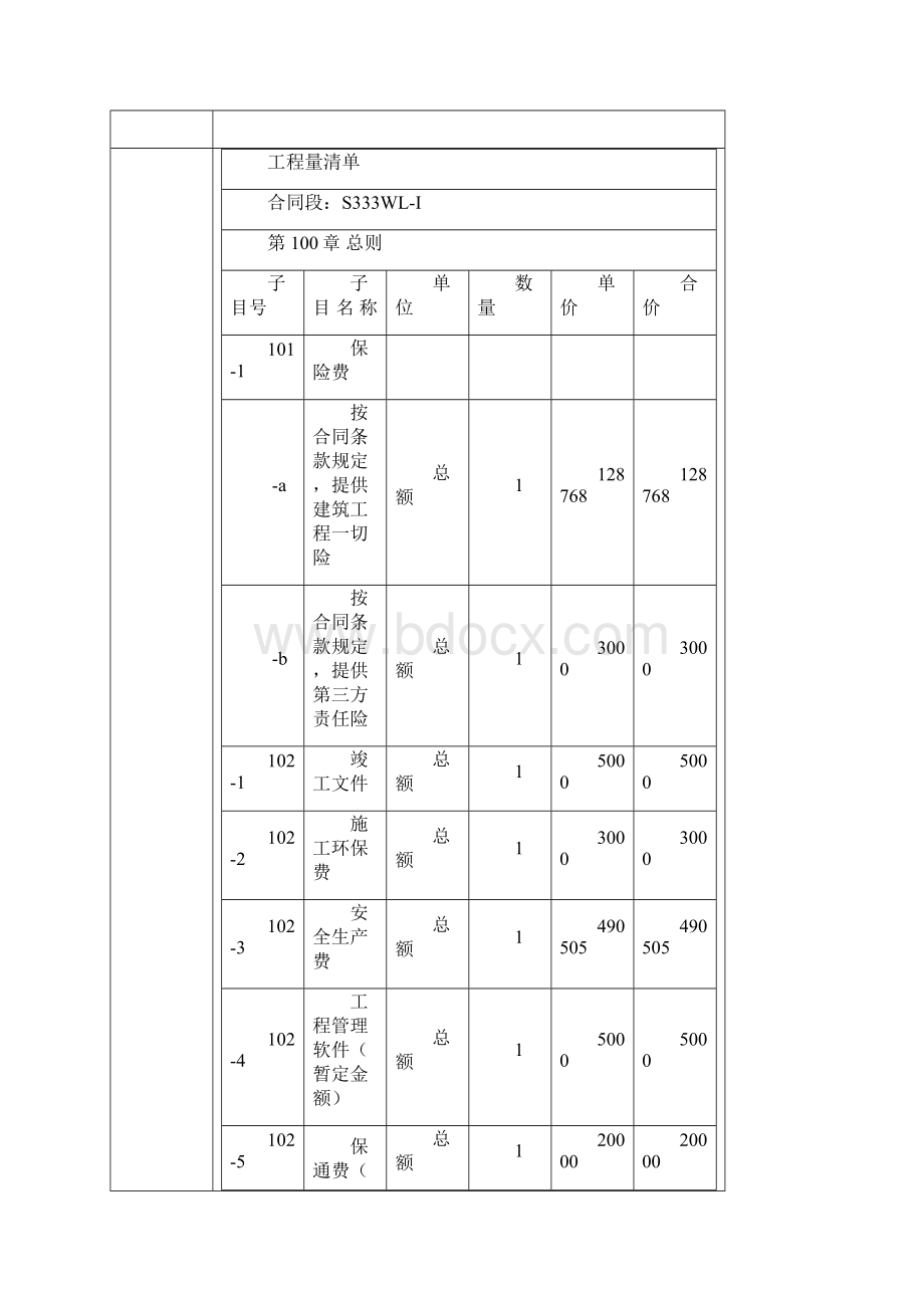 工程项目投标报价汇总表.docx_第2页