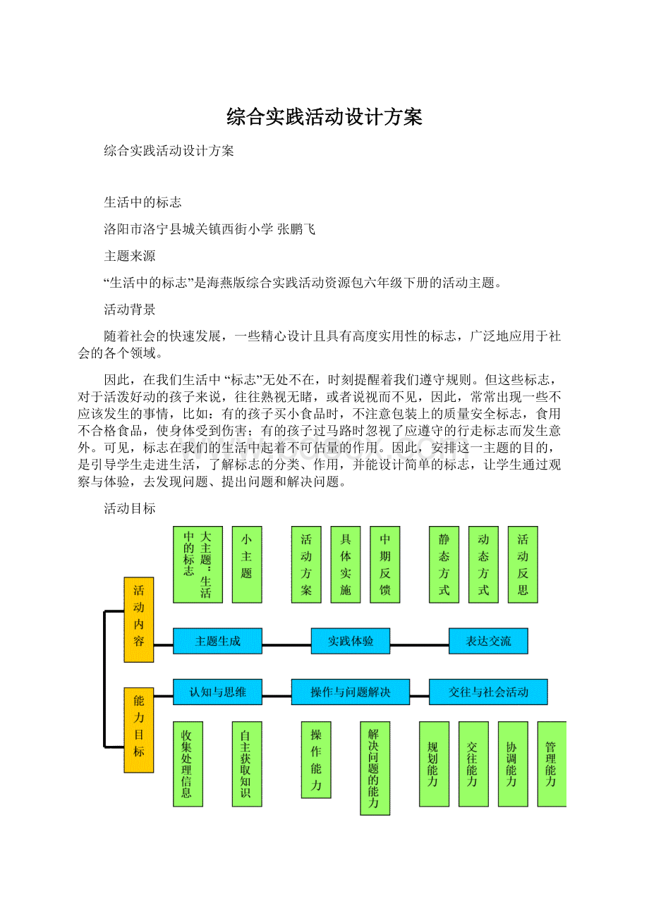 综合实践活动设计方案.docx_第1页