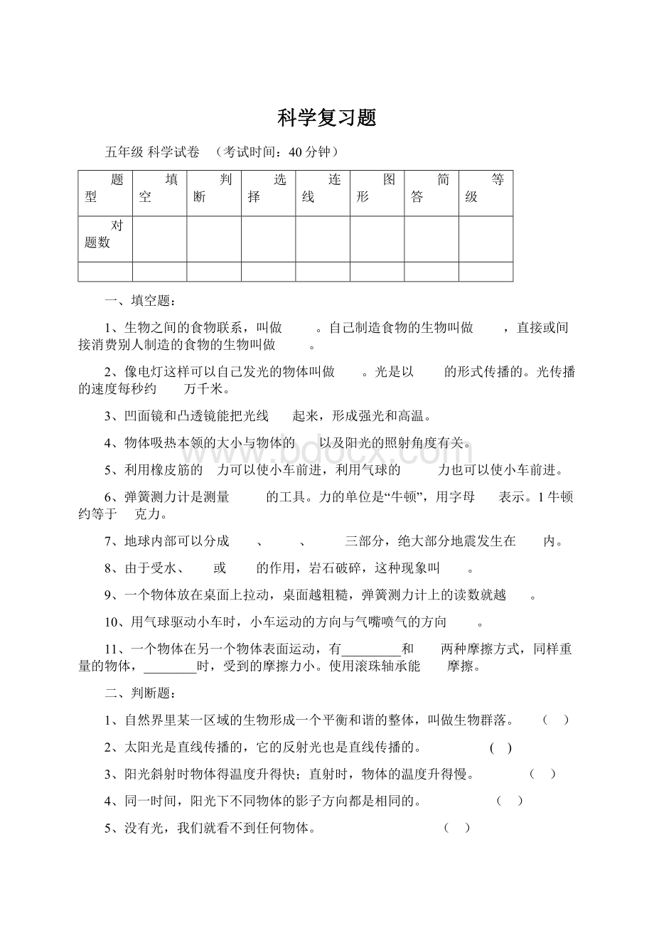 科学复习题.docx_第1页