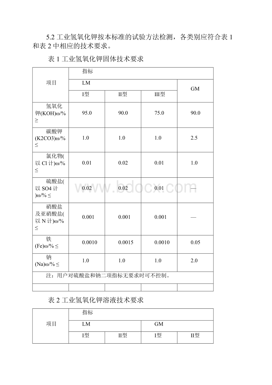 GBT1919工业氢氧化钾Word文档格式.docx_第2页