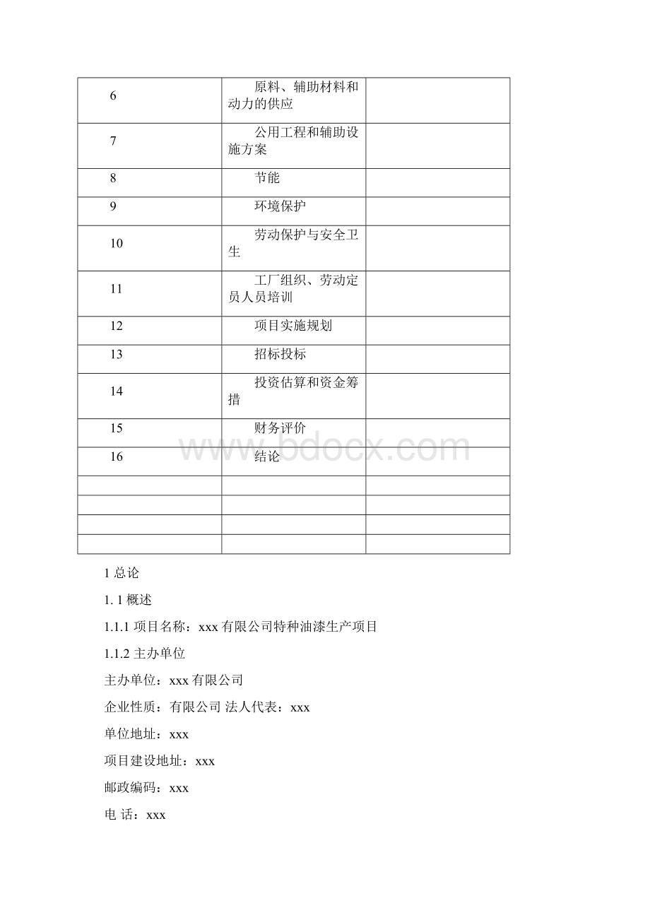 特种油漆生产项目可行性研究报告Word下载.docx_第2页