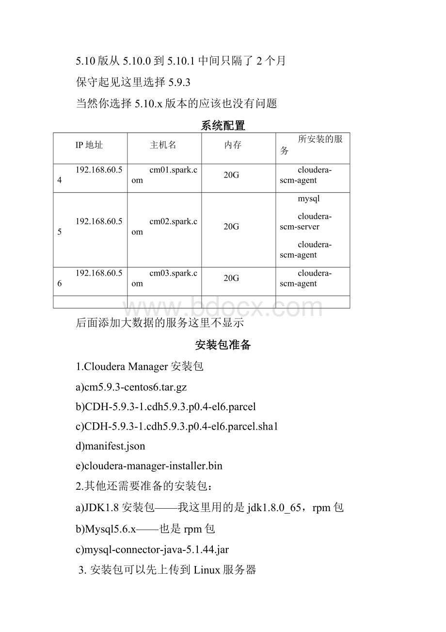 Centos6离线搭建安装配置Cloudera Manager593超详细.docx_第2页