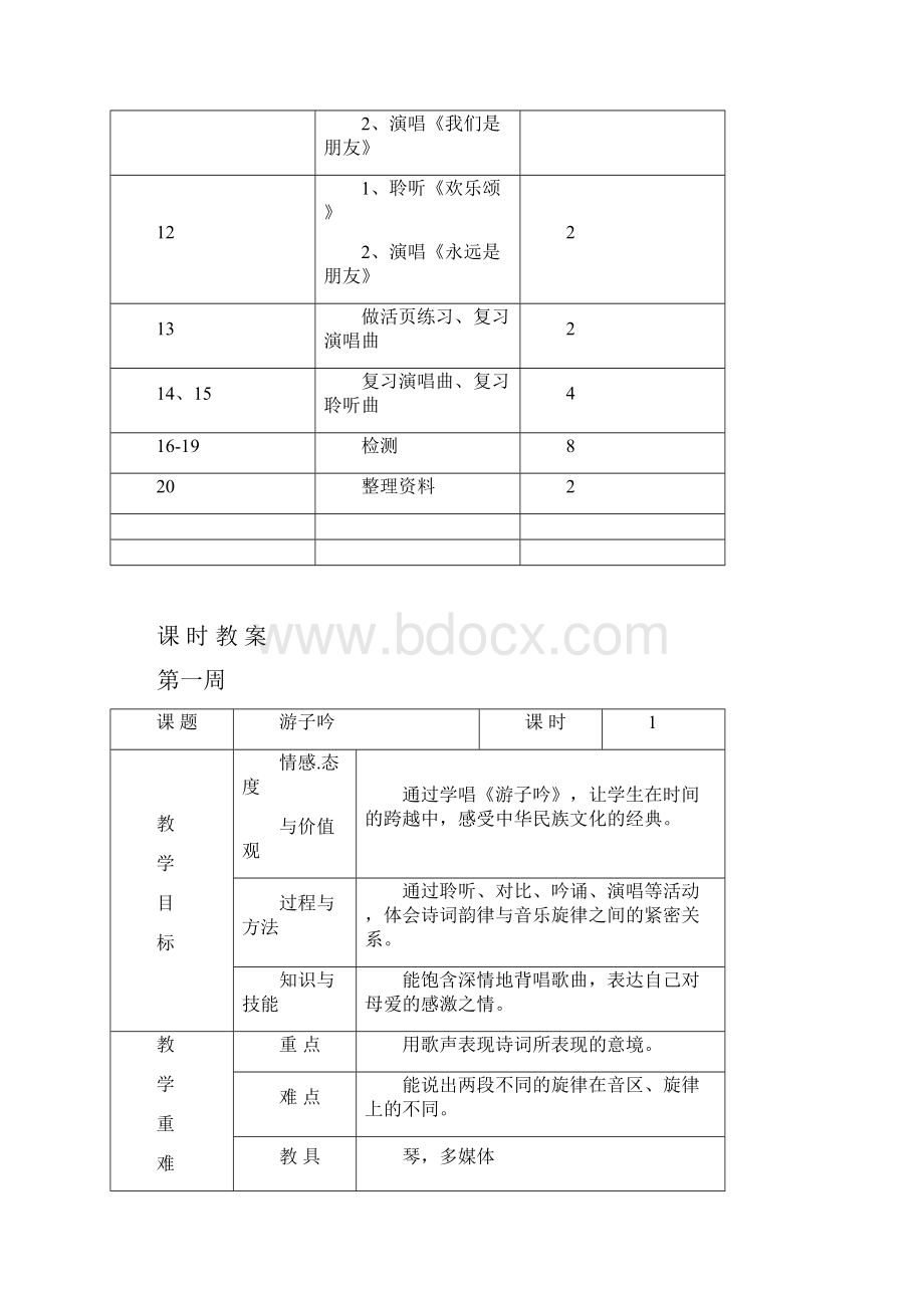 六年级下册音乐教学设计电子版.docx_第3页