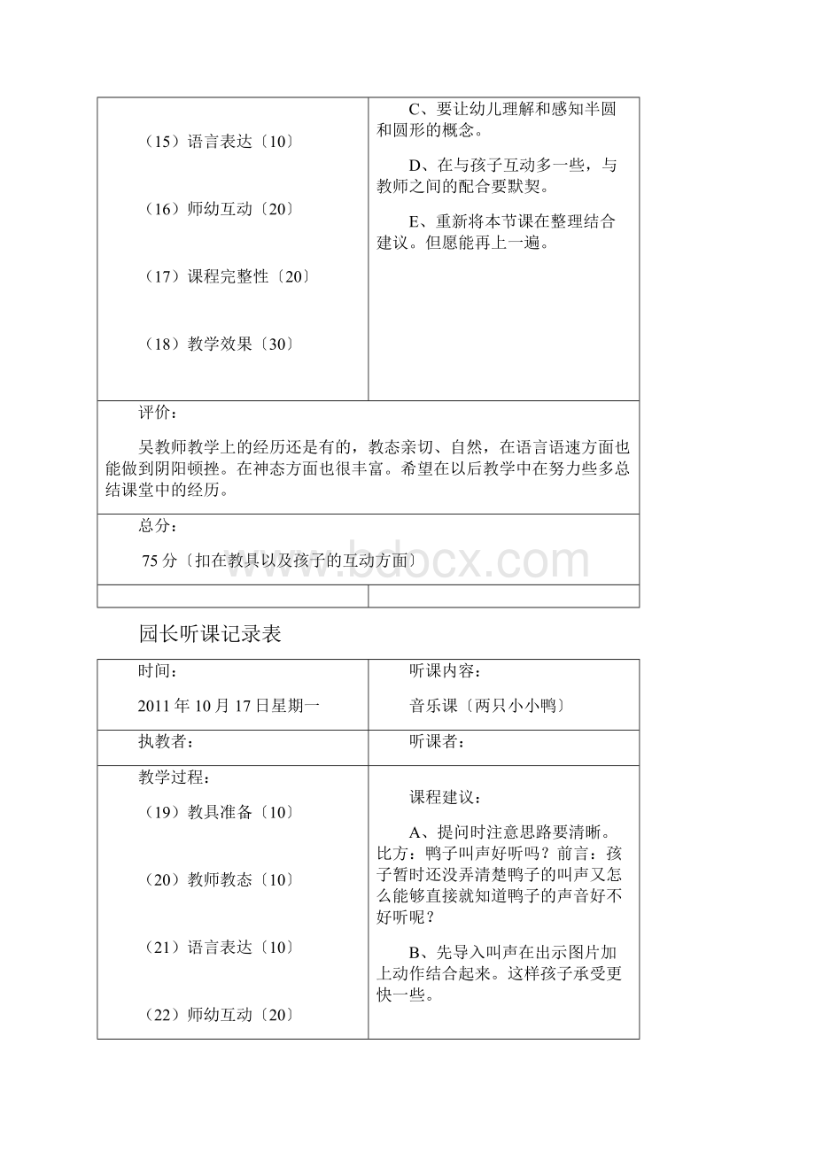 园长听课记录表.docx_第3页