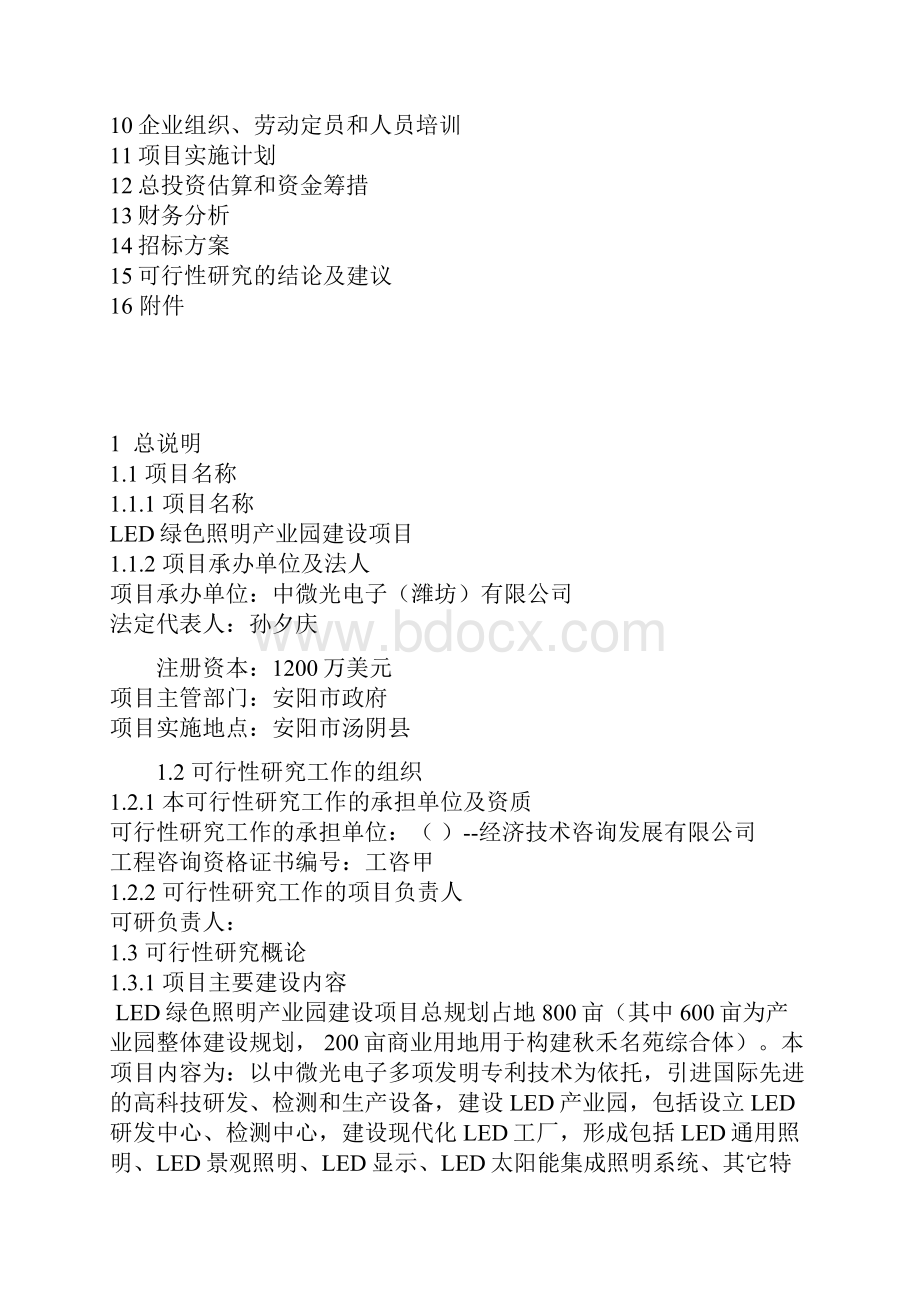 LED照明产业园可行性报告Word格式文档下载.docx_第2页