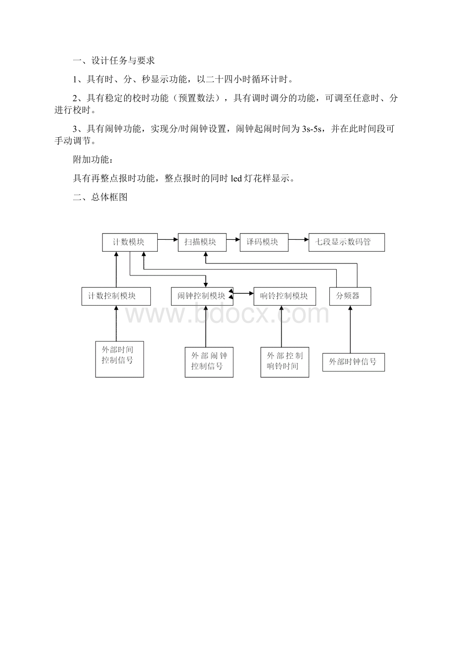 带有校时功能地数字闹钟.docx_第2页