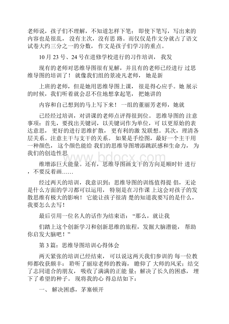 思维导图培训心得体会共6篇.docx_第3页